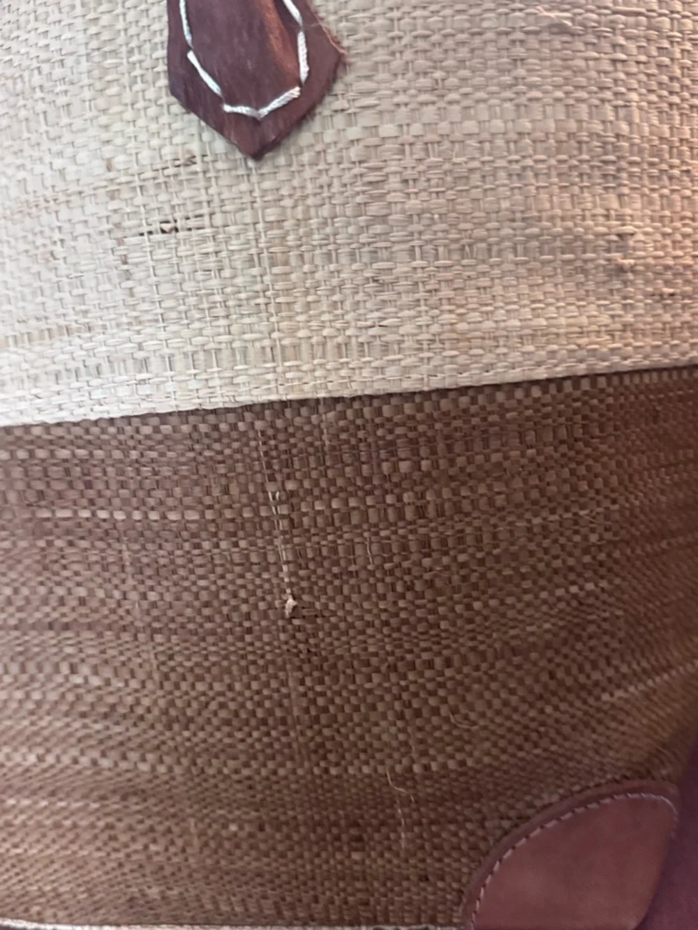 100% Raffia handbag/tote. A summer must have! - Picture 8 of 8